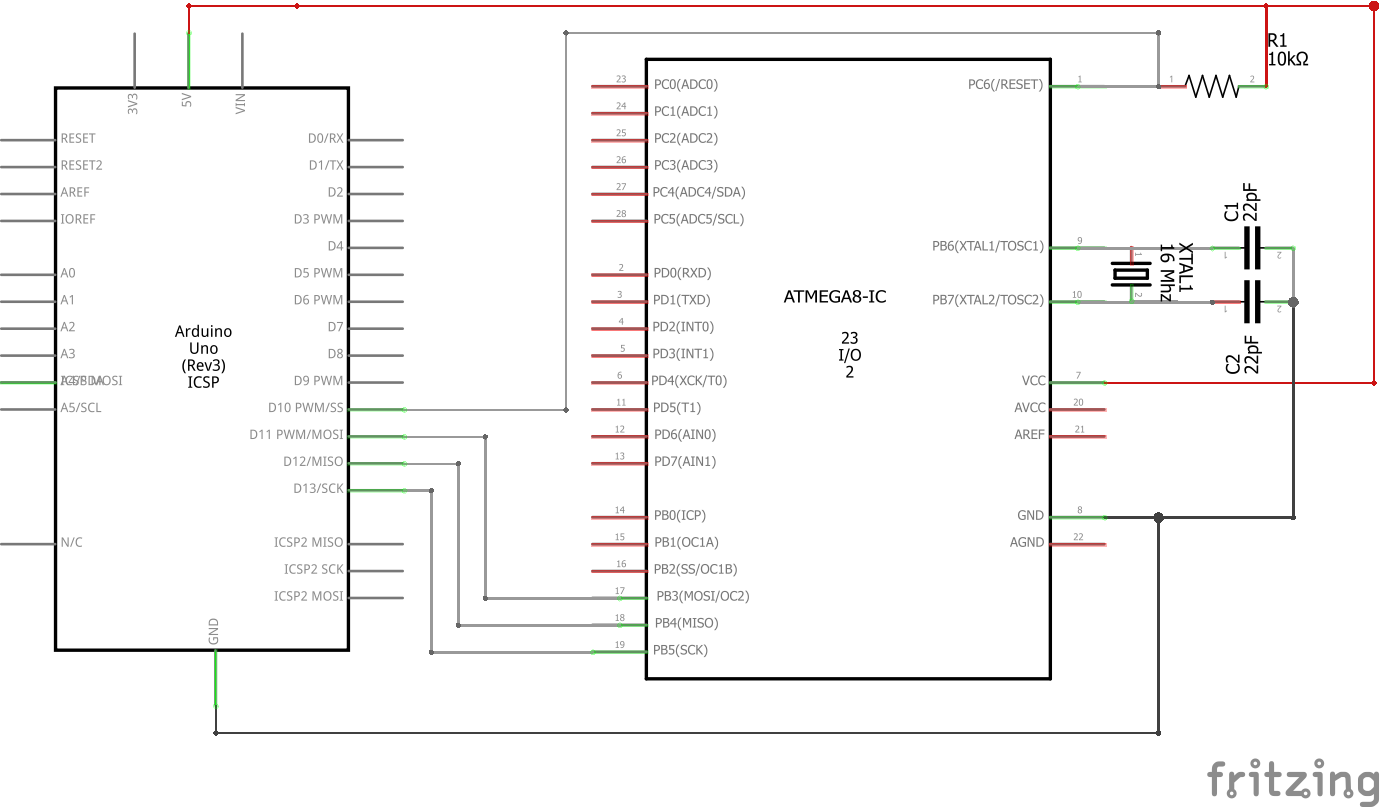 How to Program the Atmega8 with Arduino - Hand Tools for Fun